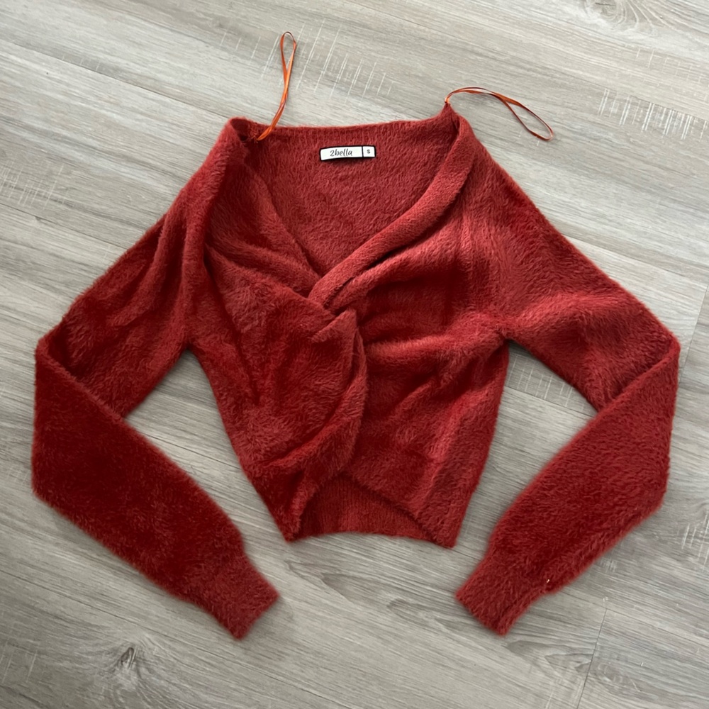 Fuzzy Sweater Top